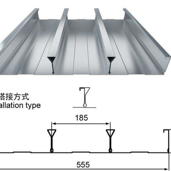 闭口YXB65-185-555楼承板多少钱一平方