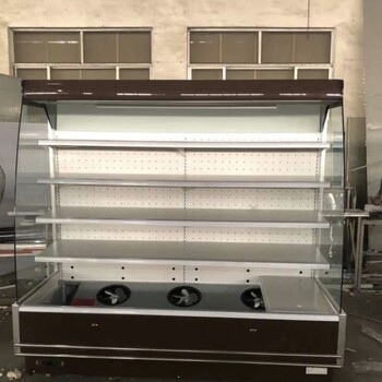 中意创展---浙江湖州风幕柜水果保鲜柜商用麻辣烫点菜冰柜