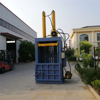 上海长宁囤积废物压包机废纸壳液压打包机图片2