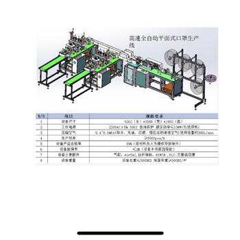 现货厂家维进智能自动化一拖二外耳口罩机全自动平面口罩机