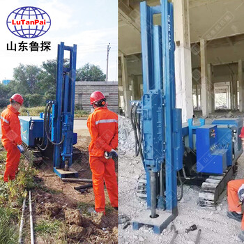 山東魯探液壓土壤取樣鉆機QTZD-20型履帶直推勘探取芯設(shè)備