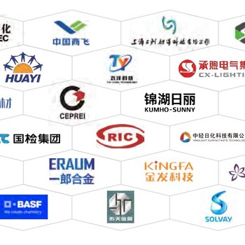 中国工业新材料展展商位置分布