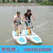 青岛水上游乐单人自行车水中健身设备水上电动自行车水上双人游乐