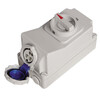 工业插座QX70123芯16A防护IP67防水机械联锁带开关插座
