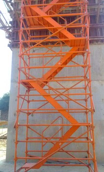 厂家直供桥梁墩柱安全爬梯桥梁上下通道塔架塔梯