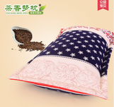 成人睡眠枕棉布茶叶+决明子家装版