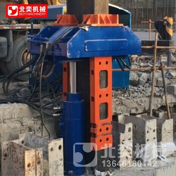 供应上海拔型钢厂家拔桩队H型钢拔桩机液压拔桩器机械