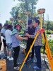 泸州市政路桥培训班全站仪三维坐标法实操学习