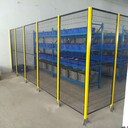 山東諸城地區供應車間倉庫護欄網機器人防護網低碳鋼絲網噴塑處理