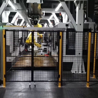 厂家机器人防护网机器人安全围栏定制移动车间隔离网图片2