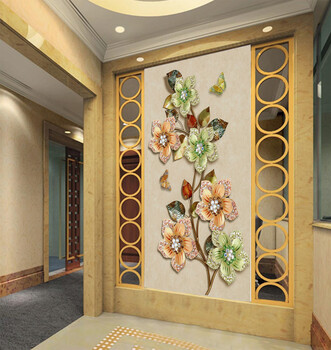 3D背景墙工厂定制家装酒店内墙装饰面板环保型