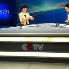 电视台直播桌,访谈桌,演播桌,量身定做图片