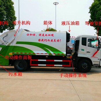 东风天锦（国五）12立方双向压缩垃圾车行家的