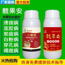 防控芒果角斑病流胶病药剂靓果安松脂酸铜图片