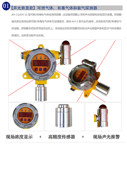 奥鸿科技AH-11青岛可燃气体探测器批发提供免费校准服务