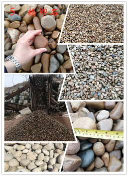 鹅卵石广东鹅卵石厂家灰色的比较圆的鹅卵石天然杂色河卵石8
