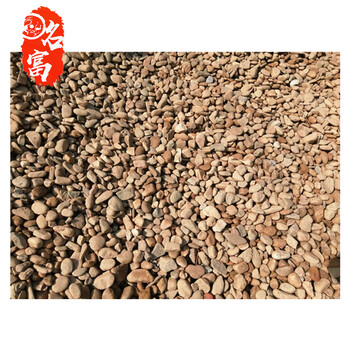 清遠(yuǎn)鵝卵石批發(fā)基地天然雜色鵝卵石現(xiàn)貨圖片