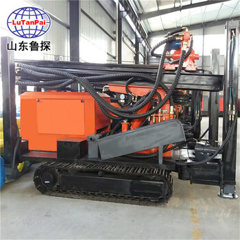 魯探履帶式氣動(dòng)打井機(jī)FY-400型履帶潛孔鉆機(jī)移動(dòng)方便