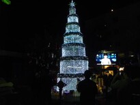 鄂州大型圣诞树灯光展制作厂家图片3
