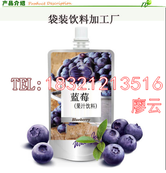 30ml袋装蓝莓果汁饮料代加工厂