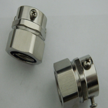 锌合金卡套式金属软管接头软管与硬管连接件三颗螺钉