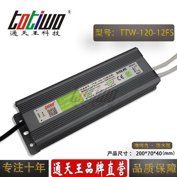 通天王12V10A（120W）咖啡色防水电源TTW-120-12FS