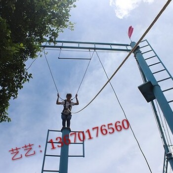 深圳拓展训练空中单扛