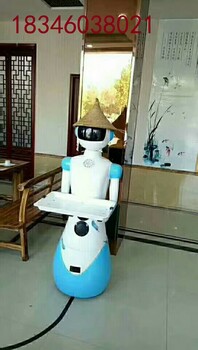 迎宾送餐机器人可应用于自助餐火锅店，咖啡店，儿童主题餐厅，私人会所展会等场所