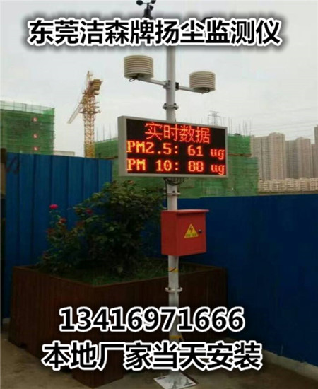 江门PM2.5监测合作案列