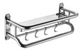  Bathroom 304 stainless steel towel rack Bathroom hardware bathroom pendant shelf