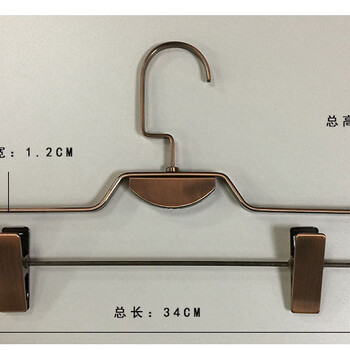 金属木裤架拉丝裤架豪华仿红铜裤架