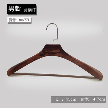 仿古色木制衣架廠家