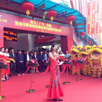 广州增城开业舞狮庆典外籍模特走秀礼仪迎宾舞蹈节目表演