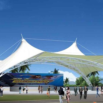 公园舞台膜结构张拉膜展览中心屋顶别墅遮阳伞