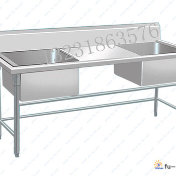 衡水商用双眼沥水池,衡水不锈钢双眼杀鱼池,衡水厨房设备