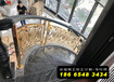 杭州铝艺楼梯扶手护栏厂家金属铝艺雕花护栏