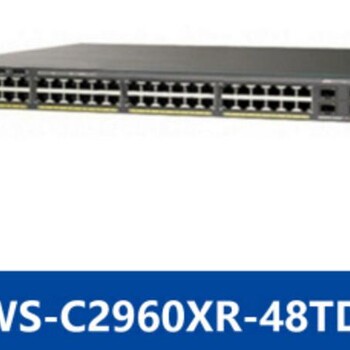 CISCOWS-C2960XR-48TD-I思科48口千兆口+2个万兆光口支持路由功能