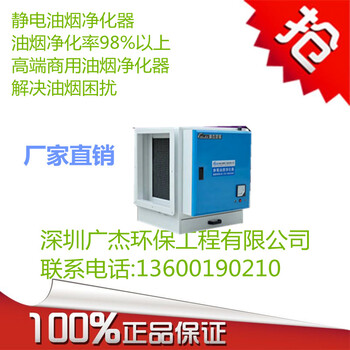 安徽巢湖市广杰生产厂家化器厨房酒店3000风量净除油烟98%目测无烟