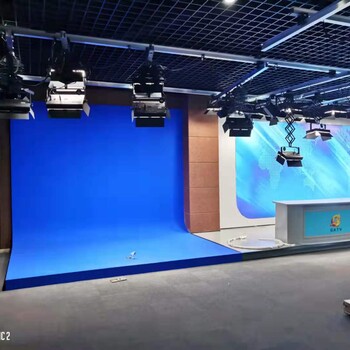 北京星河演播室建设校园录播教室蓝箱装修方案