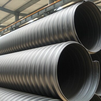 厂家批发各种规格PE管大口径排污管钢带管