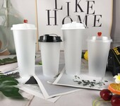 广东广州深圳塑料奶茶杯定做，奶茶热饮纸杯定做，封口膜定制厂家