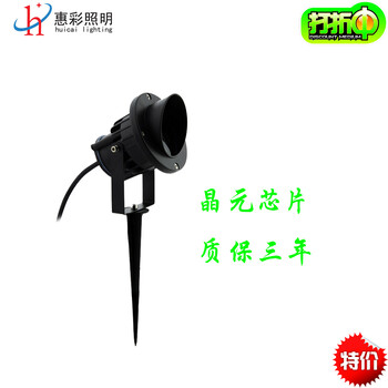 直徑75mm5WCOB插地燈別墅用5WCOB插泥燈5WCOB投射燈