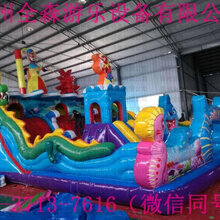 新款儿童充气城堡大圣归来充气蹦蹦床充气滑梯可订制图片