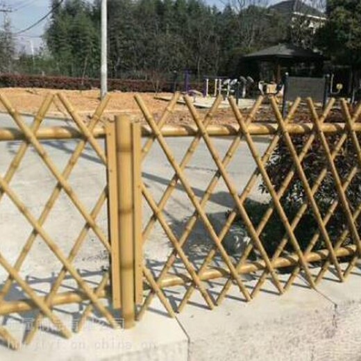 辽源竹节护栏设计合理,竹篱笆
