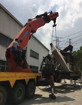 白鹤35吨汽车吊出租广告牌设备吊装上海青浦3吨叉车租赁