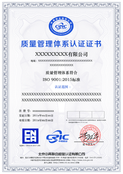 ISO9001管理体系