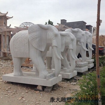 石家莊雕塑動物雕塑仿真石雕大象批發(fā)報價行情