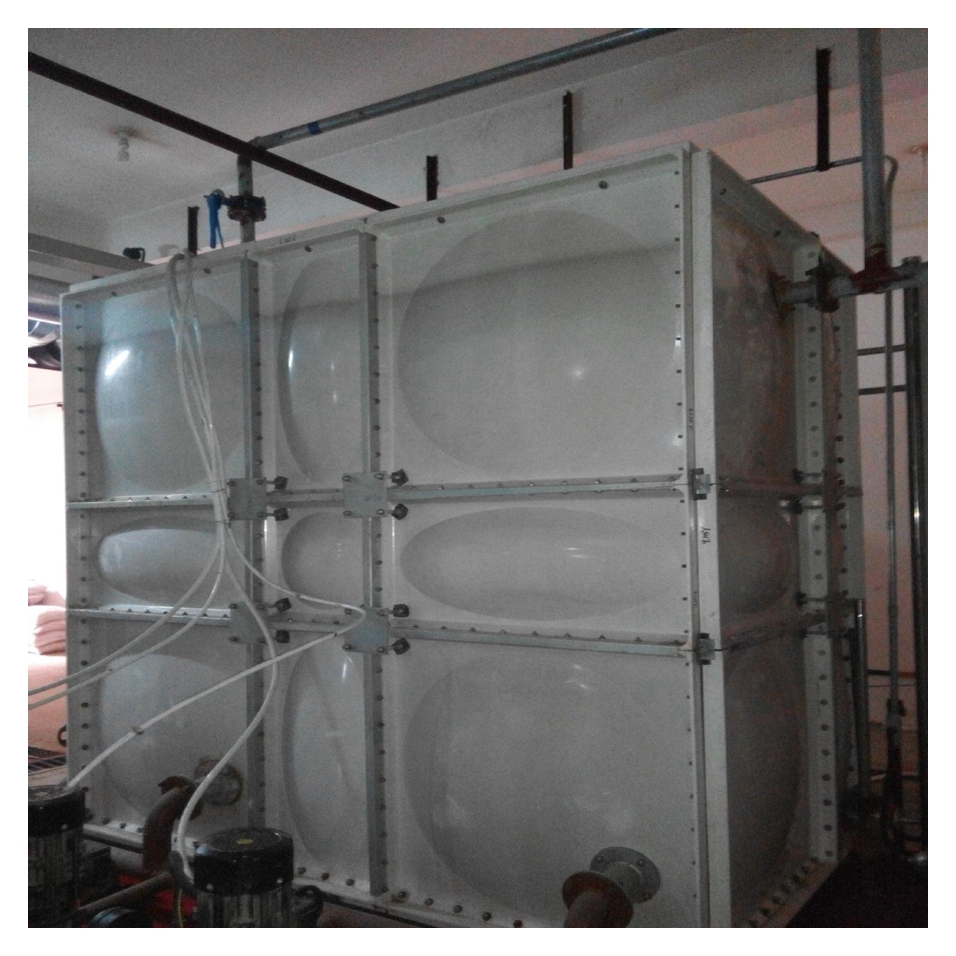 隐藏玻璃钢水箱安康小区消防水箱霈凯水箱