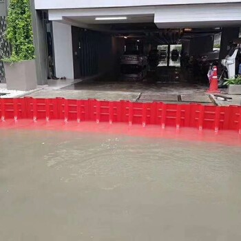 红色塑料车库挡水板_物业挡水板材质_地下车库挡水门