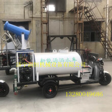 园林绿化小型电动洒水车工地施工除尘洒水雾炮车图片